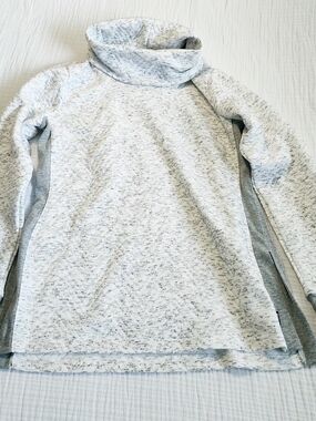 RBX Women's Light Heather Gray Cowl Neck Pullover